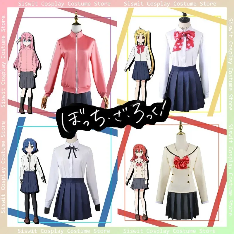 Anime Lonely Rock Gotou Yamada Ryo Ijichi Kita Costume Full Set Cosplay Props Accessories Coat Pleated Skirt Suit JK Uniforms
Anime Lonely Rock Gotou Yamada Ryo Ijichi Kita Costume Full Set Cosplay Props Accessories Coat Pleated Skirt Suit JK Uniforms