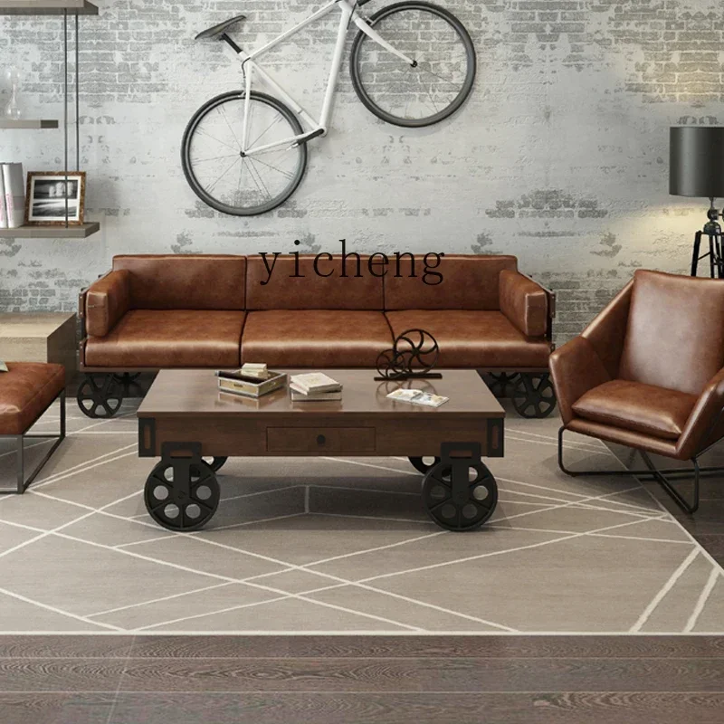 Zz coffee table solid wood modern simple wrought iron living room household small apartment coffee table retro tea table
Zz coffee table solid wood modern simple wrought iron living room household small apartment coffee table retro tea table