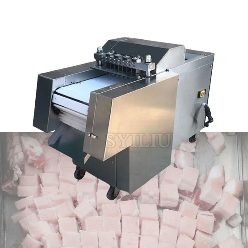 Multi Functional Commercial Fresh Frozen Chicken, Duck, Goose, and Pork Ribs Cutting Machine, Frozen Meat Chopping Machine