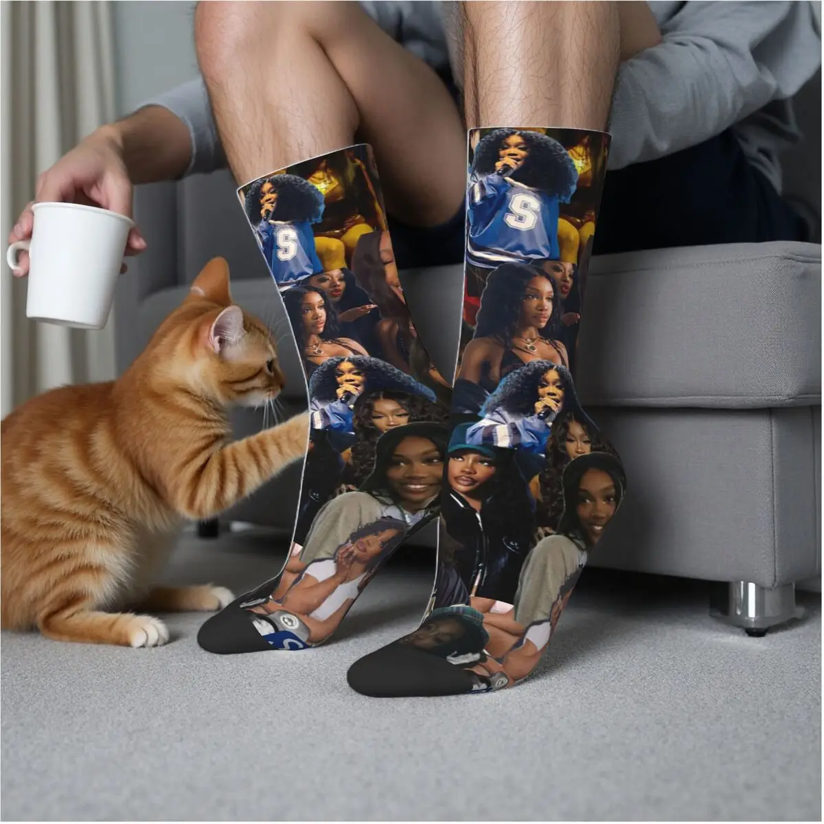 Носки SZA Song Singer, чулки высокого качества в стиле Харадзюку, всесезонные длинные носки, аксессуары для подарка на день рождения унисекс
Носки SZA Song Singer, чулки высокого качества в стиле Харадзюку, всесезонные длинные носки, аксессуары для подарка на день рождения унисекс