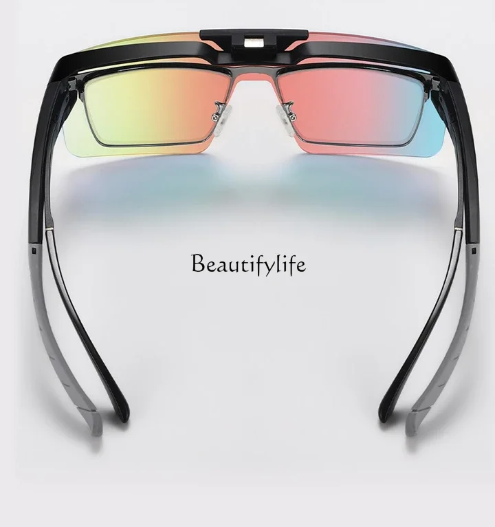 Riding Color Changing Polarized Light Myopia Set of Glasses Day and Night Dual-Use Flip Outdoor Windproof Goggles
Riding Color Changing Polarized Light Myopia Set of Glasses Day and Night Dual-Use Flip Outdoor Windproof Goggles