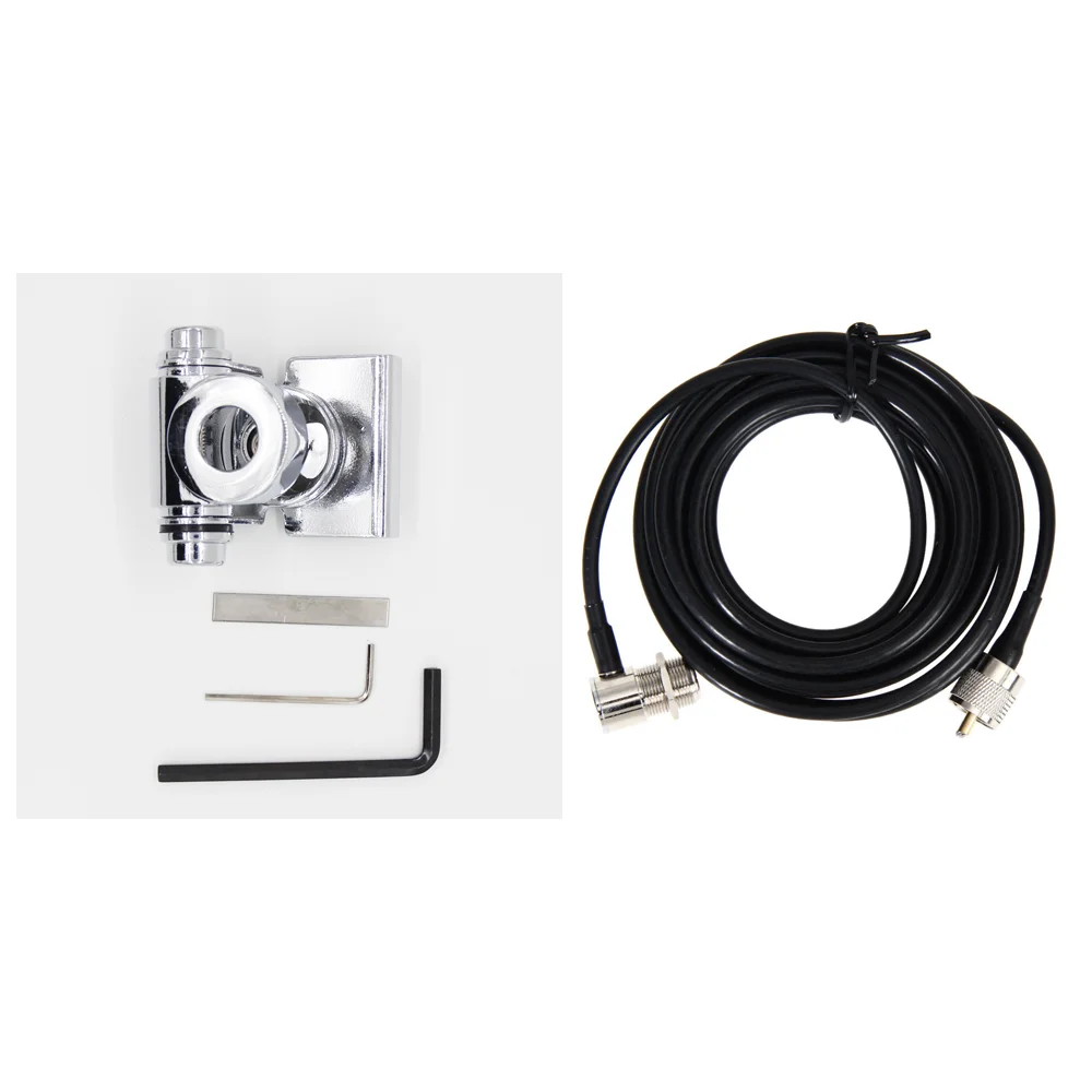 K3-66 silver Mobile Car radio Antenna Mount Bracket with 5M Extension Cable for QYT Baojie KT-8900R TH-9800
K3-66 silver Mobile Car radio Antenna Mount Bracket with 5M Extension Cable for QYT Baojie KT-8900R TH-9800