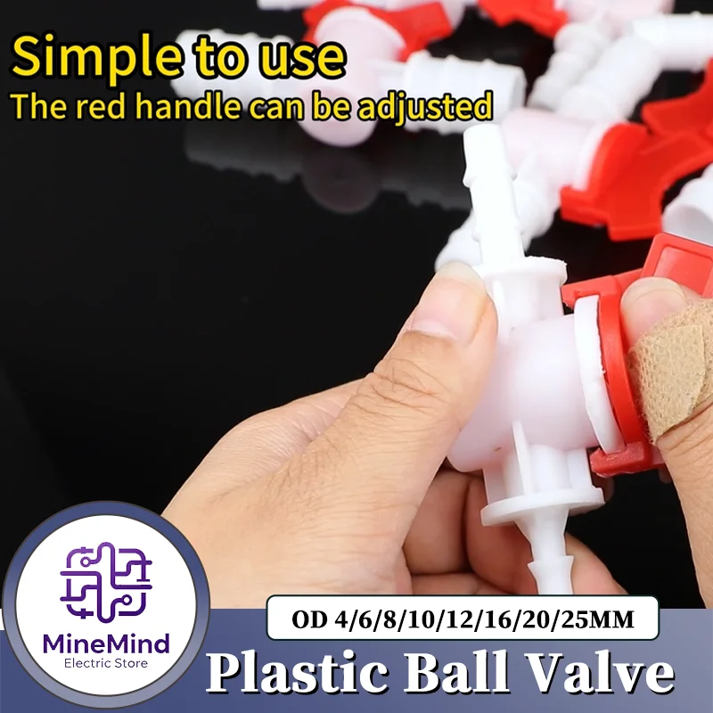 3/8/50P 4mm 6mm 8mm 10mm 12mm 16mm 20mm 25mm PVC Hose Barb Two Way Plastic Ball Valve Aquarium Garden Micro Irrigation Connector
3/8/50P 4mm 6mm 8mm 10mm 12mm 16mm 20mm 25mm PVC Hose Barb Two Way Plastic Ball Valve Aquarium Garden Micro Irrigation Connector