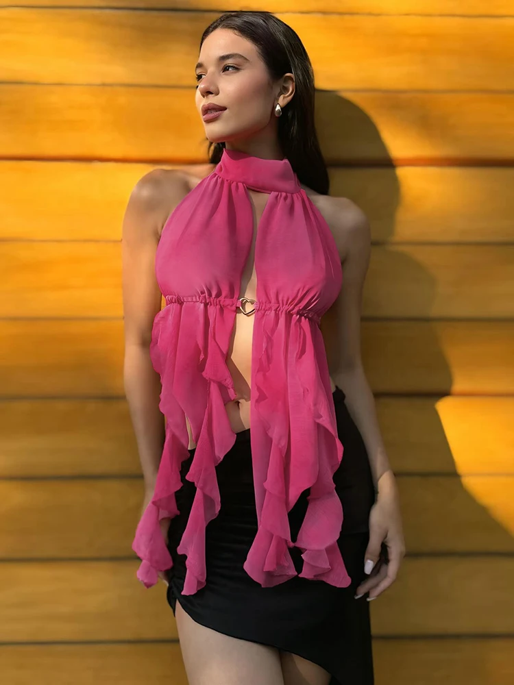 InGrily Fashion Sexy Tops Women Tassel Irregular Hem Halter Lace-Up Love Metal Ring Skinny Backless Sleeveless Midnight Camisole
InGrily Fashion Sexy Tops Women Tassel Irregular Hem Halter Lace-Up Love Metal Ring Skinny Backless Sleeveless Midnight Camisole