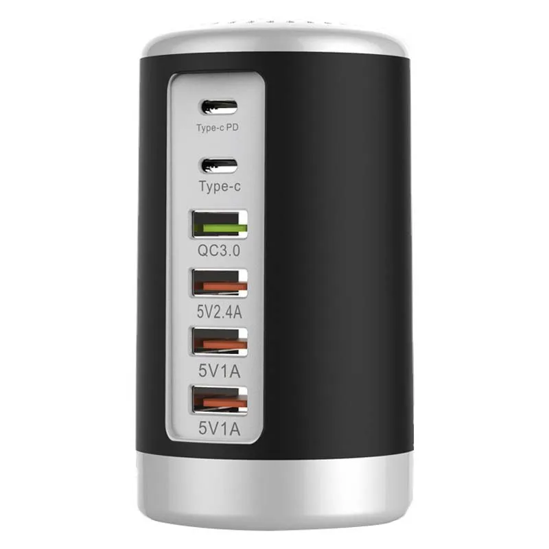 Luxmoc 65W Cylindrical GaN Charger PD QC3.0 5V 1A 2.4A Multi-Port USB Type-C Portable Fast Charger
Luxmoc 65W Cylindrical GaN Charger PD QC3.0 5V 1A 2.4A Multi-Port USB Type-C Portable Fast Charger