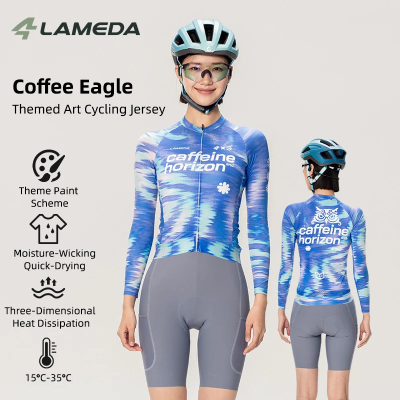 LAMEDA 2026New Spring Summer Long-Sleeve Cycling Jersey High-Stretch Moisture-Wicking Quick-Dry Road Bike Breathable Lightweight
LAMEDA 2026New Spring Summer Long-Sleeve Cycling Jersey High-Stretch Moisture-Wicking Quick-Dry Road Bike Breathable Lightweight