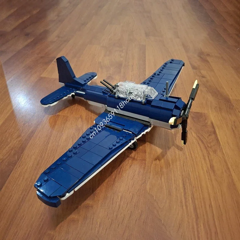 573 детали MOC WW2 SBD-5 Dauntless: Конструктор для развития терпения и концентрации, STEM-игрушка, рождественский подарок
573 детали MOC WW2 SBD-5 Dauntless: Конструктор для развития терпения и концентрации, STEM-игрушка, рождественский подарок