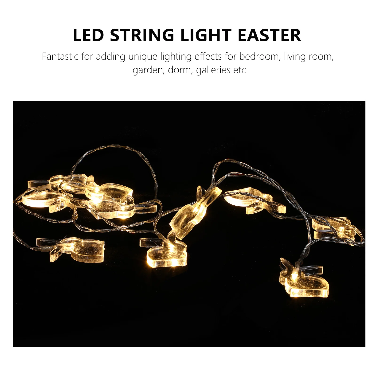 1 Set Bunny Shape Led String Lights Easter Party Decoration Holiday Supplies Energy Saving Suitable For Home Indoor
1 Set Bunny Shape Led String Lights Easter Party Decoration Holiday Supplies Energy Saving Suitable For Home Indoor