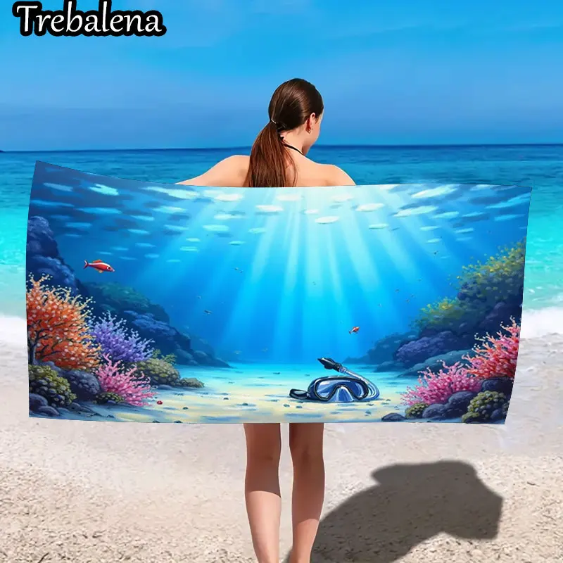 Ультрамягкое пляжное полотенце 30*60 дюймов с коралловым рифом Ocean Life Пляжное полотенце для подводного плавания
Ультрамягкое пляжное полотенце 30*60 дюймов с коралловым рифом Ocean Life Пляжное полотенце для подводного плавания