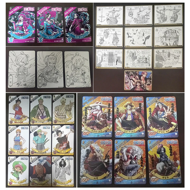Anime One Piece UR SSR DR CP SHA JR AR SGR ZR SP Cards Luffy Zoro Sanji Usopp Ace Robin Nami Hancock Perona Collection Cards
Anime One Piece UR SSR DR CP SHA JR AR SGR ZR SP Cards Luffy Zoro Sanji Usopp Ace Robin Nami Hancock Perona Collection Cards