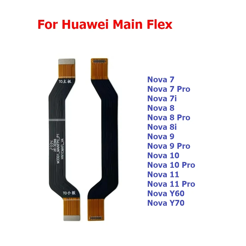 10Pcs Main Board Motherboard Mother Board Flex Cable For Huawei Nova 7 7i 8 8i 9 Se 10 11 Pro Y60 Y70 4G 5G
10Pcs Main Board Motherboard Mother Board Flex Cable For Huawei Nova 7 7i 8 8i 9 Se 10 11 Pro Y60 Y70 4G 5G