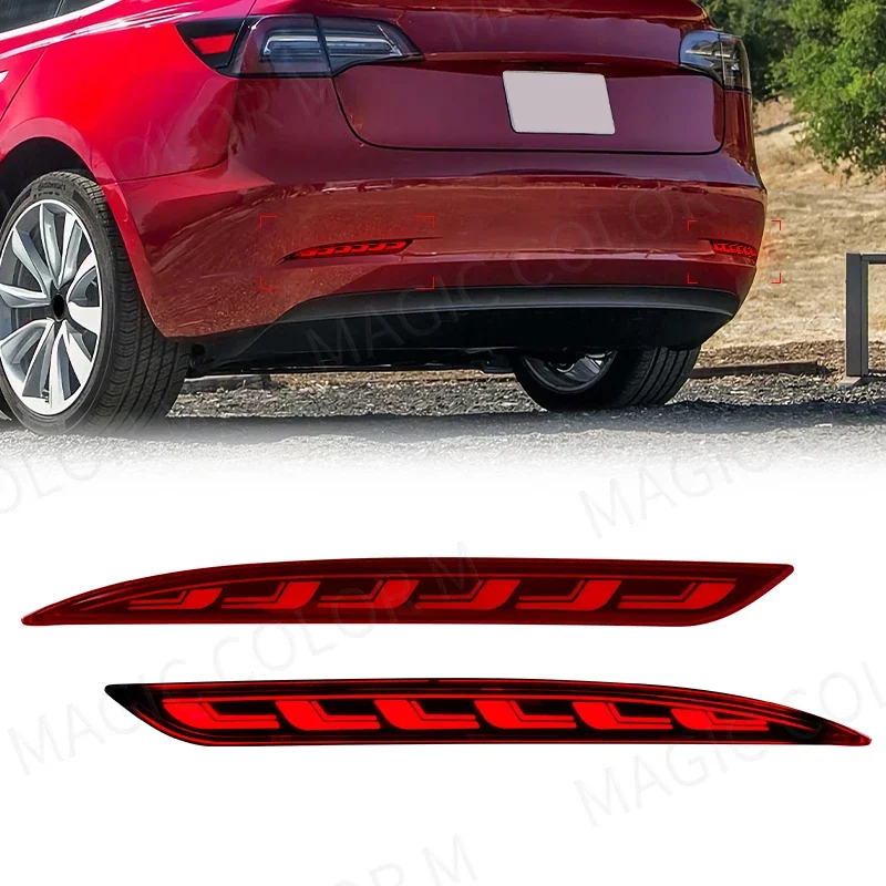 Led Rear Bumper Dynamic Turn Signal Reflector Brake Light Tail Fog Lamp For Tesla Model 3 Model Y
Led Rear Bumper Dynamic Turn Signal Reflector Brake Light Tail Fog Lamp For Tesla Model 3 Model Y