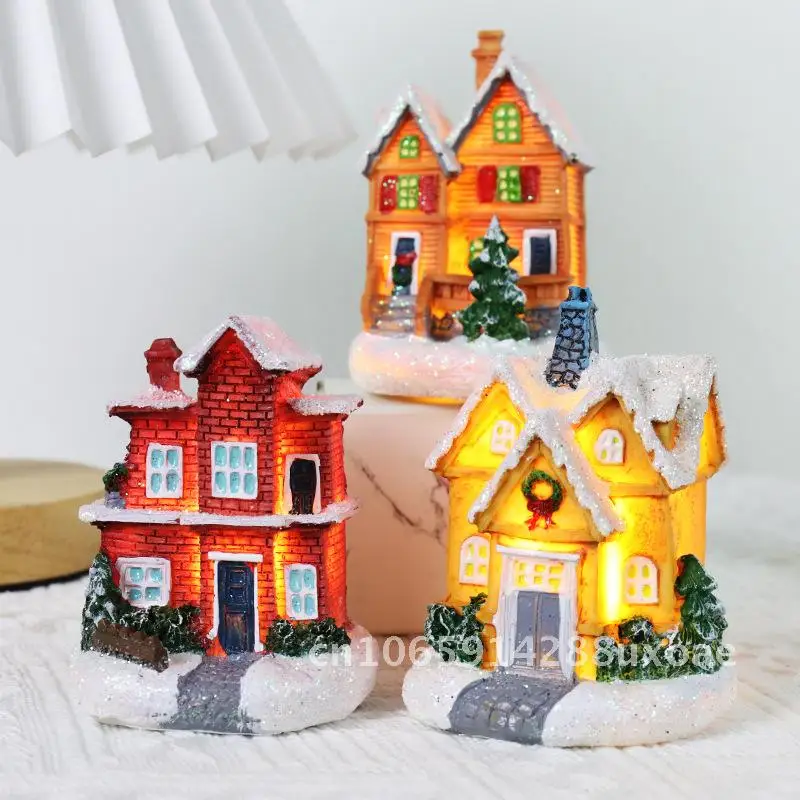 Resin Christmas House Decoration Micro Landscape Creative Gift Cartoon Style Semi-Manual Mechanical Craftsmanship
Resin Christmas House Decoration Micro Landscape Creative Gift Cartoon Style Semi-Manual Mechanical Craftsmanship