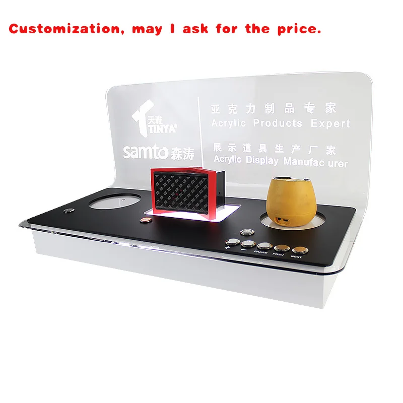 Custom.Tinya Custom Counter Двухслойный уличный беспроводной динамик Акриловая подставка для дисплея Подставка для музыкального плеера
Custom.Tinya Custom Counter Двухслойный уличный беспроводной динамик Акриловая подставка для дисплея Подставка для музыкального плеера