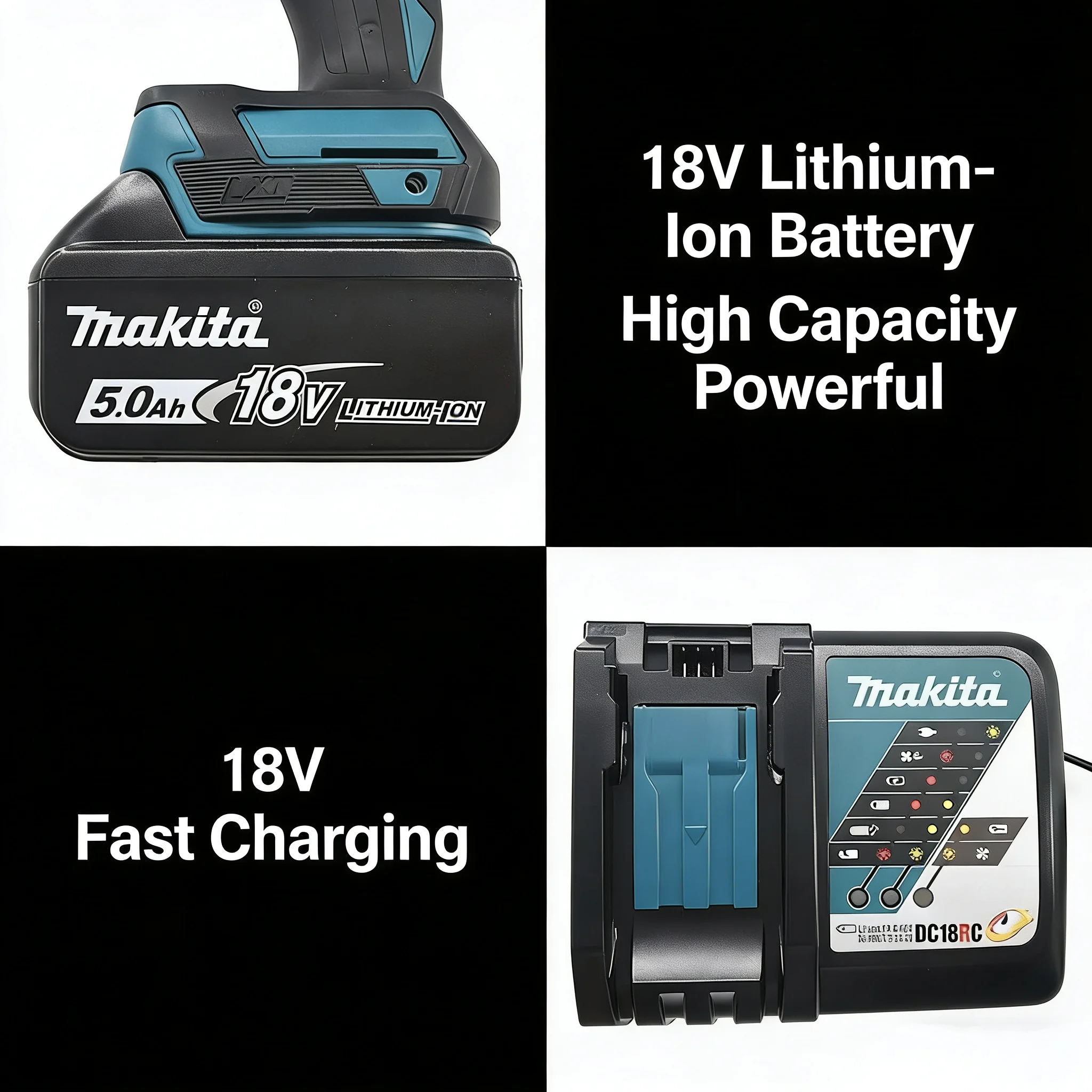 Original Makita 6.0Ah 18V Lithium Battery Replacement BL1830B BL1850B BL1850 BL1840 BL1860 1815 Rechargeable Power Tool Battery
Original Makita 6.0Ah 18V Lithium Battery Replacement BL1830B BL1850B BL1850 BL1840 BL1860 1815 Rechargeable Power Tool Battery