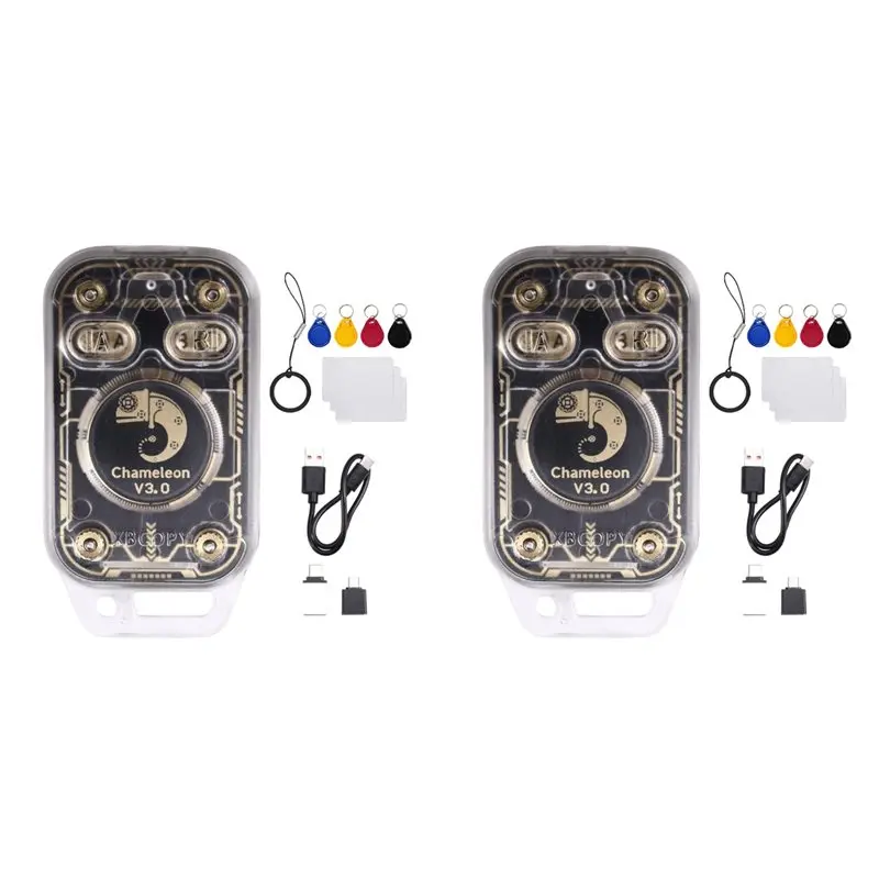 A24U 2X Chameleon V3.0 RFID Smart Chip Reader Emulator 125K 13.56Mhz Read Writer Tag Copyer+8XUID Keychain/6Xcuid Card
A24U 2X Chameleon V3.0 RFID Smart Chip Reader Emulator 125K 13.56Mhz Read Writer Tag Copyer+8XUID Keychain/6Xcuid Card