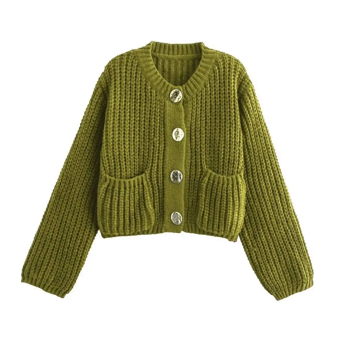 Cardigan Women's 2025 New Chunky Knit Cardigan Autumn Winter Long Sleeve Sweater Coat With Pockets & Buttons
Cardigan Women's 2025 New Chunky Knit Cardigan Autumn Winter Long Sleeve Sweater Coat With Pockets & Buttons