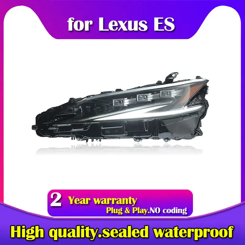 For Lexus ES Es200 ES260 ES300h 2018-2021 All LED Headlight LED Dynamic Turn Signal+Low Beam+High Beam Auto Accessories
For Lexus ES Es200 ES260 ES300h 2018-2021 All LED Headlight LED Dynamic Turn Signal+Low Beam+High Beam Auto Accessories