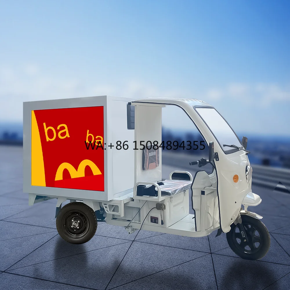 Easy Install P4 Tricycle LED Panel Waterproof IP65 Scooter Billboard Cabinet Full Color Advertising Digital Tricycle 6000cd/m
Easy Install P4 Tricycle LED Panel Waterproof IP65 Scooter Billboard Cabinet Full Color Advertising Digital Tricycle 6000cd/m