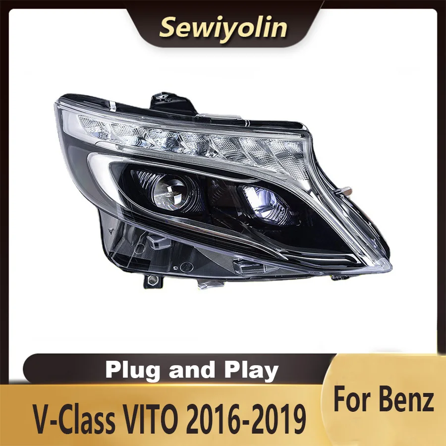 For Benz V-Class VITO 2016-2019 Car Auto PartsHeadlight Assembly LED Lights Lamp DRL Signal Plug And Play Daytime Running
For Benz V-Class VITO 2016-2019 Car Auto PartsHeadlight Assembly LED Lights Lamp DRL Signal Plug And Play Daytime Running