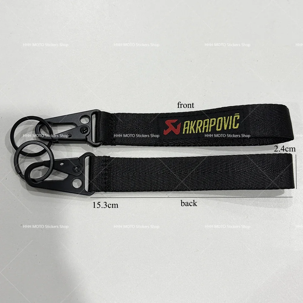 Брелок для мотоцикла с вышитым логотипом AKRAPOVIC, три цвета, односторонний, с кольцом-подвеской, эксклюзивный подарок, аксессуары для мотоциклов
Брелок для мотоцикла с вышитым логотипом AKRAPOVIC, три цвета, односторонний, с кольцом-подвеской, эксклюзивный подарок, аксессуары для мотоциклов