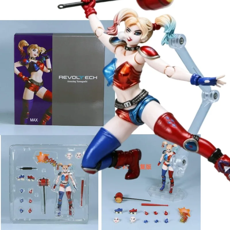 New 15cm Harleey Quinn Action Figure Yamaguchi Haley Quinn Joint Movable Figure Harleen Quinzel Model Pvc Collection Toys
New 15cm Harleey Quinn Action Figure Yamaguchi Haley Quinn Joint Movable Figure Harleen Quinzel Model Pvc Collection Toys