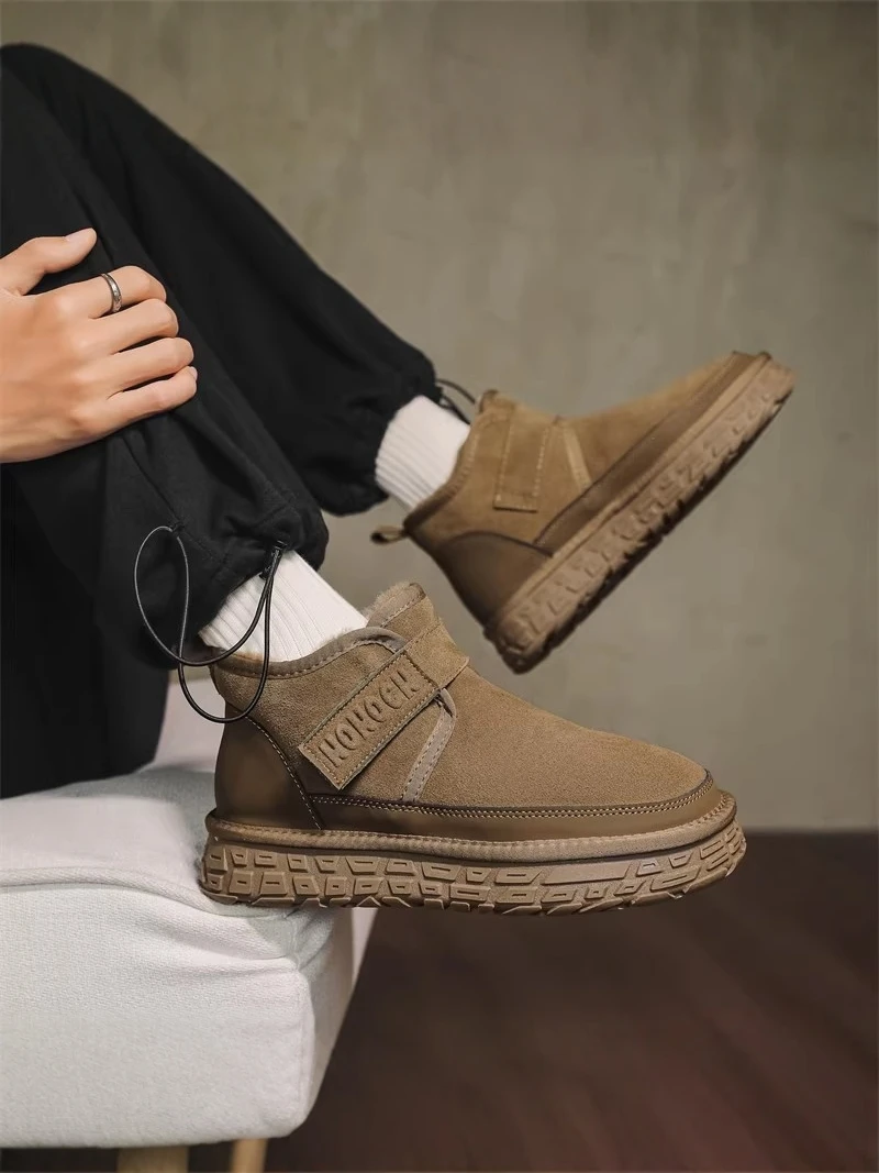 Northeast Style Men's Winter Snow Boots Waterproof Anti-slip Thick Bottom Fleece Lined Warm Leather Fur Integrated Outdoor Co...
Northeast Style Men's Winter Snow Boots Waterproof Anti-slip Thick Bottom Fleece Lined Warm Leather Fur Integrated Outdoor Co...
