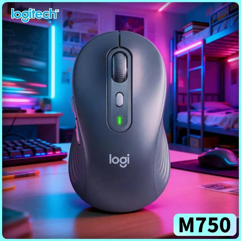 Logitech M750 Wireless Office Mouse, Silent Click, Ergonomic Profile, Perfect for Long Sessions M650L/M185/M220/G304
Logitech M750 Wireless Office Mouse, Silent Click, Ergonomic Profile, Perfect for Long Sessions M650L/M185/M220/G304