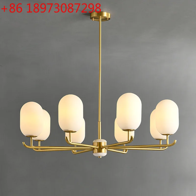 All copper new Chinese chandelier dining room bedroom study jade modern living room lamp
All copper new Chinese chandelier dining room bedroom study jade modern living room lamp