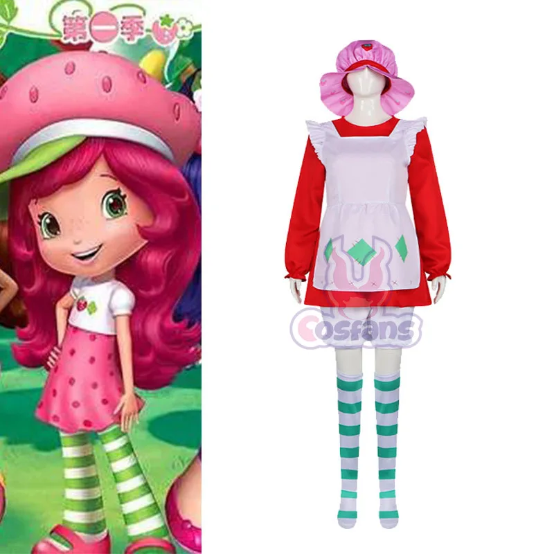 Anime Strawberry Shortcake Cosplay Costume 1980 Classic Suit Women The World of Strawberry Shortcake Halloween Fancy Dress
Anime Strawberry Shortcake Cosplay Costume 1980 Classic Suit Women The World of Strawberry Shortcake Halloween Fancy Dress