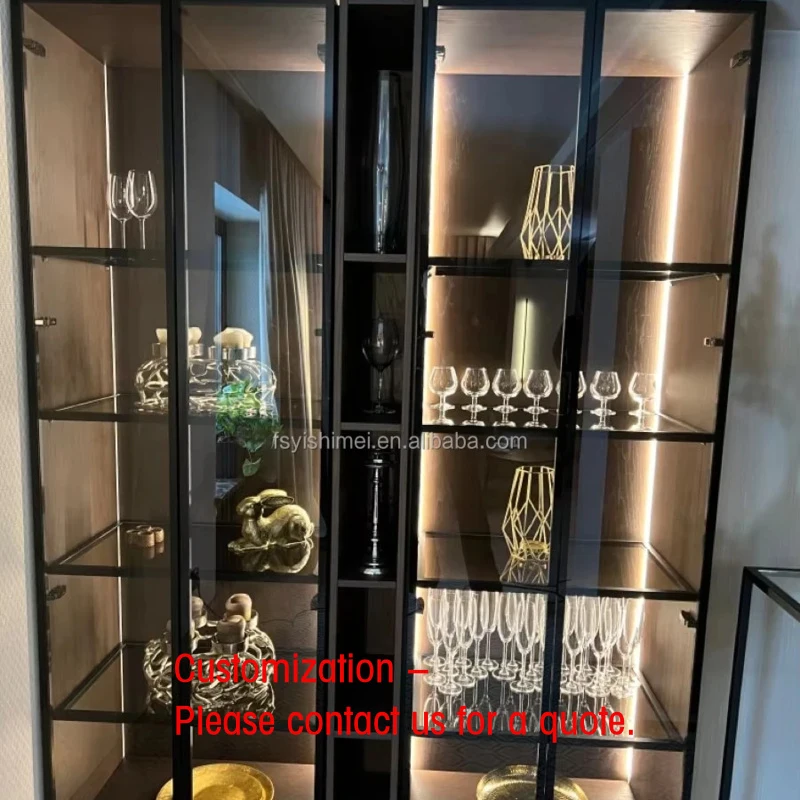 custom.Minimalist Modern Luxury Custom Metal Aluminum Profile Glass Wall Display Cabinet Showcase With Steel Door Living Ro
custom.Minimalist Modern Luxury Custom Metal Aluminum Profile Glass Wall Display Cabinet Showcase With Steel Door Living Ro