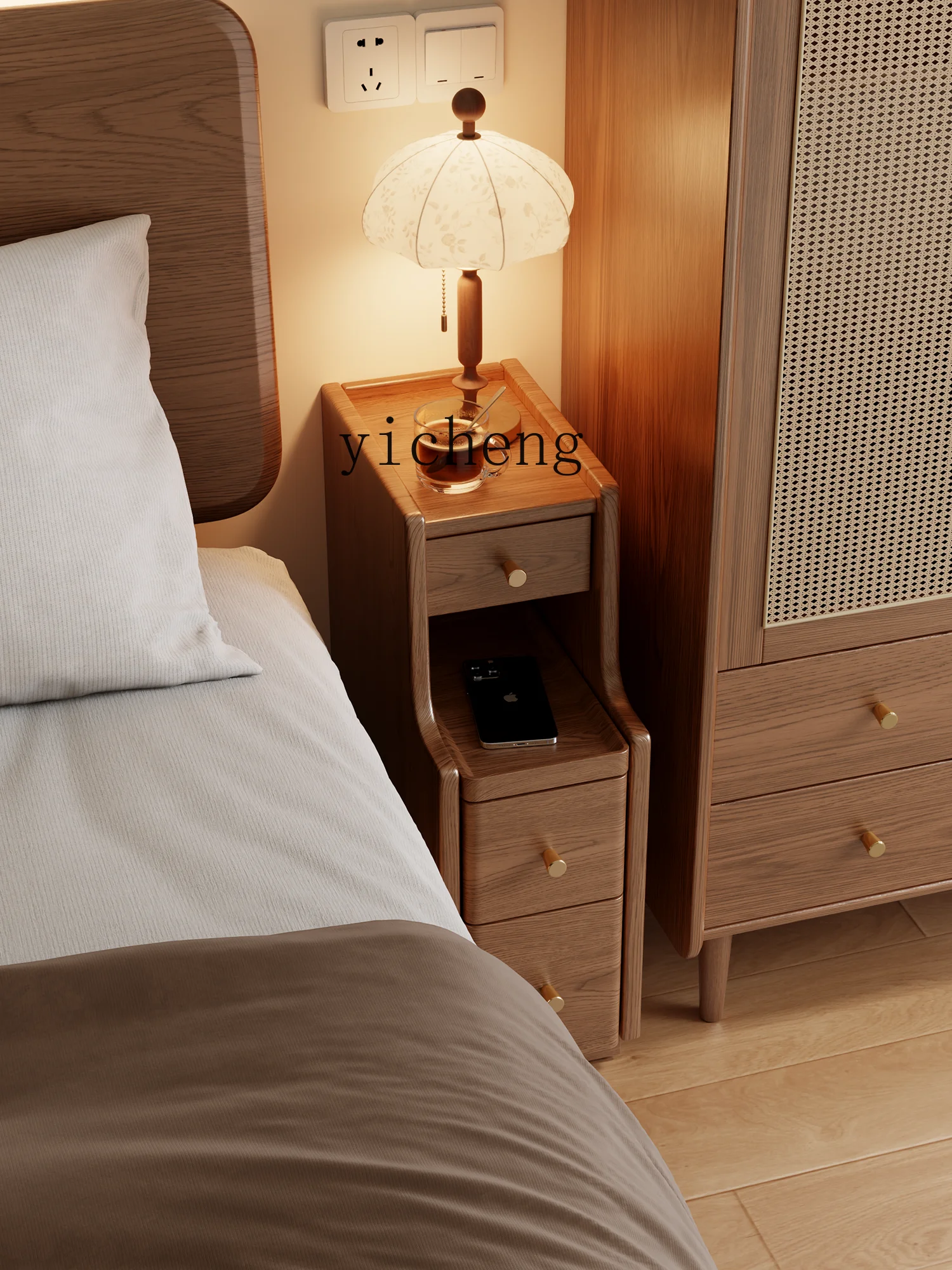 ZZ ultra-narrow floor bedside table simple mini small extremely narrow storage common bedside narrow crevice cabinet
ZZ ultra-narrow floor bedside table simple mini small extremely narrow storage common bedside narrow crevice cabinet