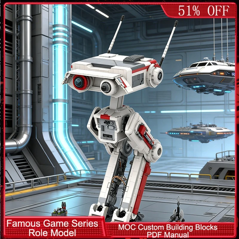 3780 деталей: Модульная сборная модель BD-1 Star Battle в натуральную величину, креативный дизайн, развивающая игрушка-конструктор, подарок на день рождения
3780 деталей: Модульная сборная модель BD-1 Star Battle в натуральную величину, креативный дизайн, развивающая игрушка-конструктор, подарок на день рождения