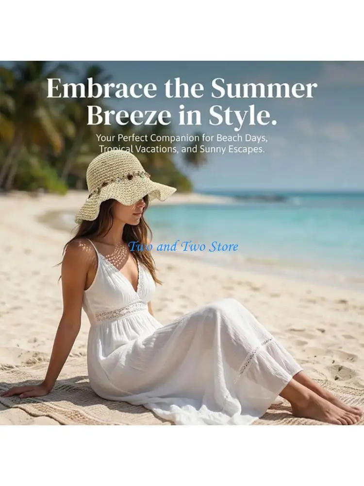 HX6F Handworks Paper Straw Summer Hat For Women Light weight Wide Border Sun Hat For Outdoor Activity
HX6F Handworks Paper Straw Summer Hat For Women Light weight Wide Border Sun Hat For Outdoor Activity