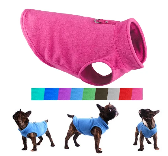 Winter outdoor dog clothes Dog Fleece Vest Jacket For Small Medium Dogs French Bulldog Puppy Dog Cat Clothing with Pull Ring
Winter outdoor dog clothes Dog Fleece Vest Jacket For Small Medium Dogs French Bulldog Puppy Dog Cat Clothing with Pull Ring