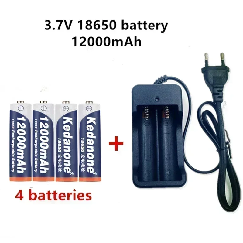 YE 18650 Battery Rechargeable Battery 3.7V 18650 12000mAh Capacity Li-ion Rechargeable Battery For Flashlight Torch Battery+Char
YE 18650 Battery Rechargeable Battery 3.7V 18650 12000mAh Capacity Li-ion Rechargeable Battery For Flashlight Torch Battery+Char