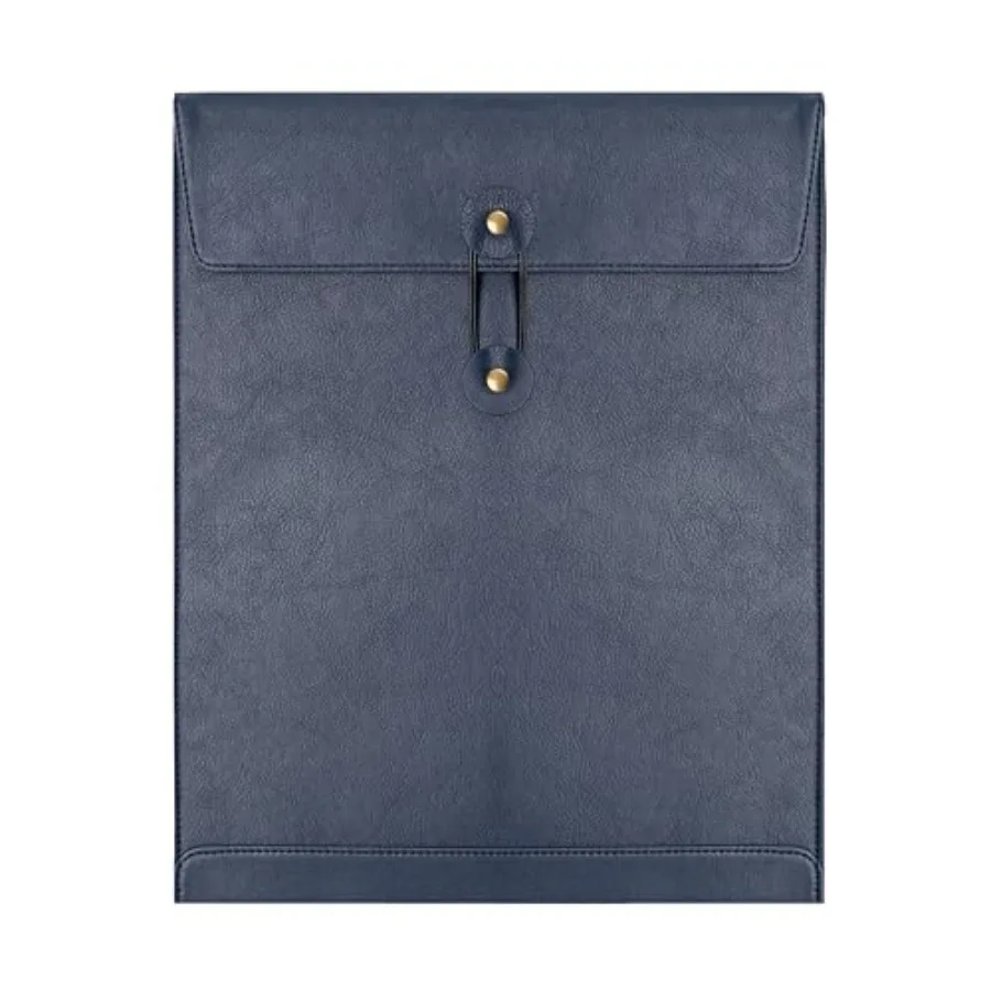 Blue PU Leather File Folder for Documents, Important Document Folder with String Tie, Laptop Sleeve Notebook Case, Leather File
Blue PU Leather File Folder for Documents, Important Document Folder with String Tie, Laptop Sleeve Notebook Case, Leather File