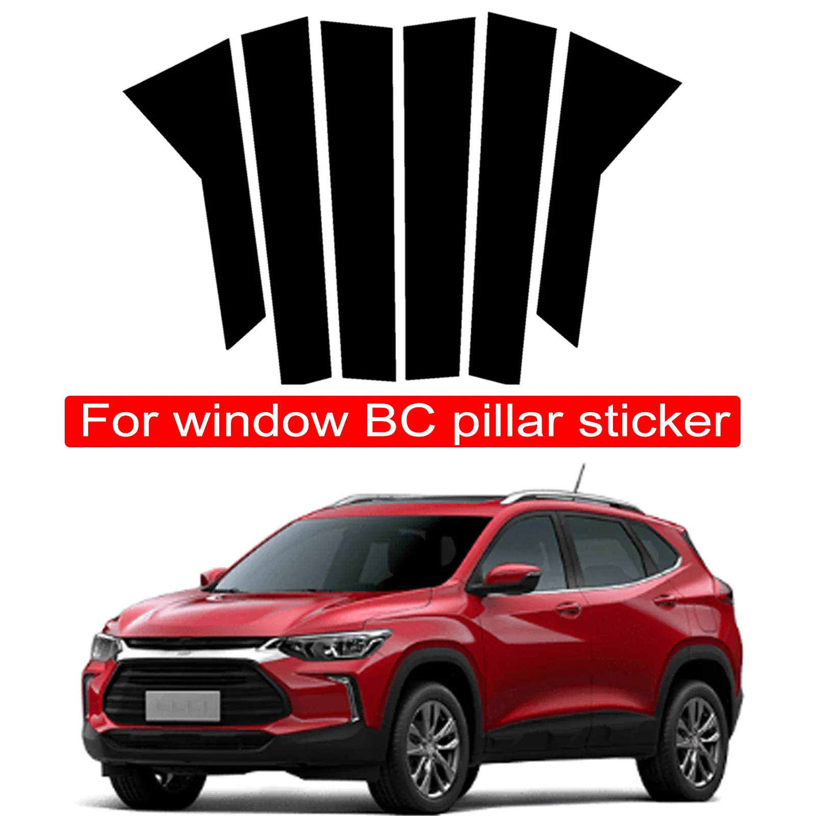 6PCS Polished Pillar Posts Fit For Chevrolet Tracker 2019-2021 Window Trim Cover BC Column Accessories Sticker Gloss Black
6PCS Polished Pillar Posts Fit For Chevrolet Tracker 2019-2021 Window Trim Cover BC Column Accessories Sticker Gloss Black