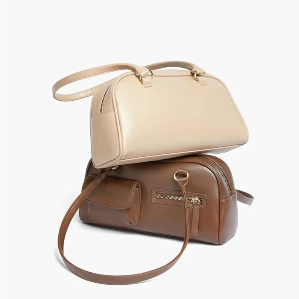 Casual Korean Style Large-Capacity Bag Handbag Solid Color Zip Design Bag French Style Minority Design Retro Bag Girls
Casual Korean Style Large-Capacity Bag Handbag Solid Color Zip Design Bag French Style Minority Design Retro Bag Girls