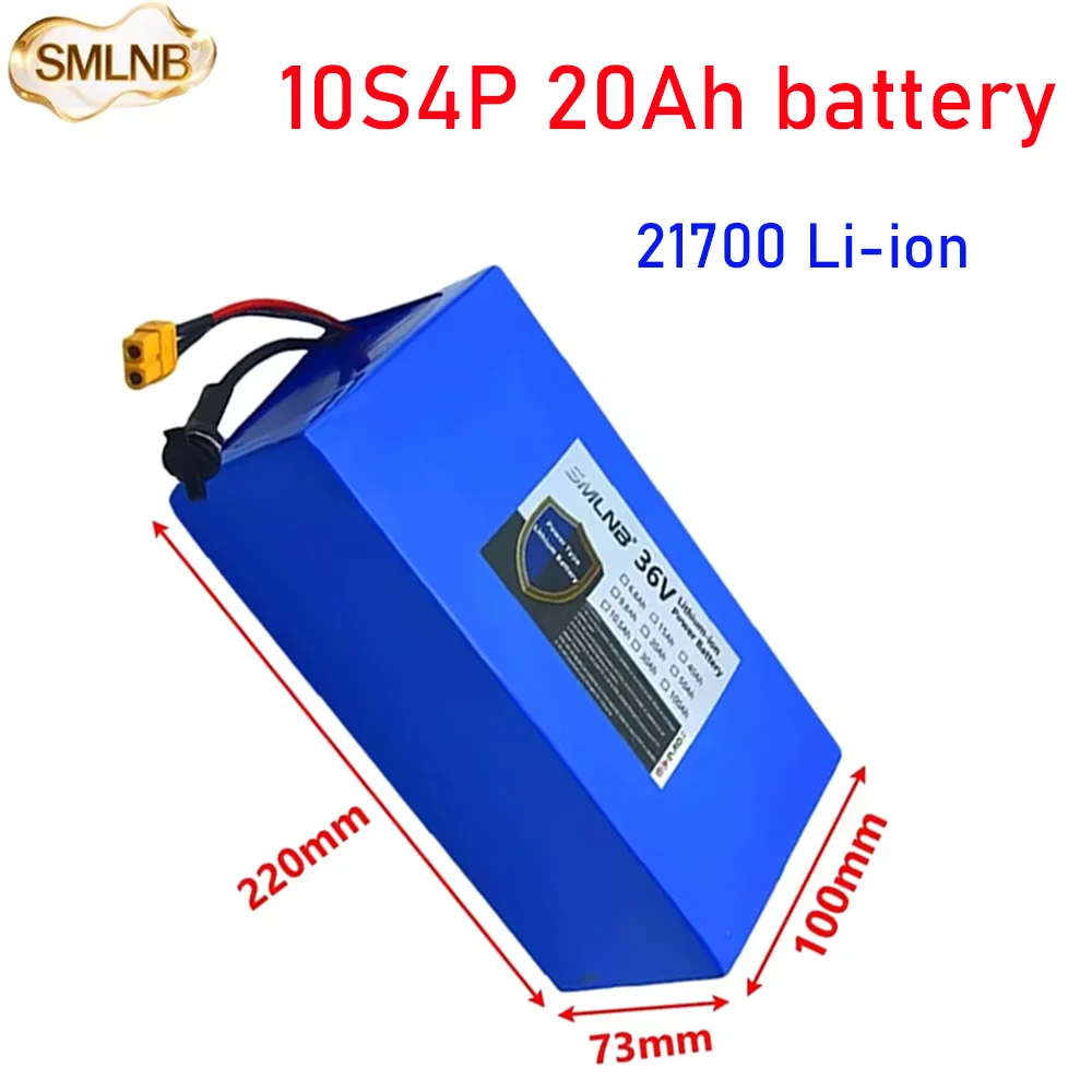 1000W high-power with BMS customizable with various connector plugs 36V 10S4P 20Ah battery 21700 Li-ion Battery Pack
1000W high-power with BMS customizable with various connector plugs 36V 10S4P 20Ah battery 21700 Li-ion Battery Pack