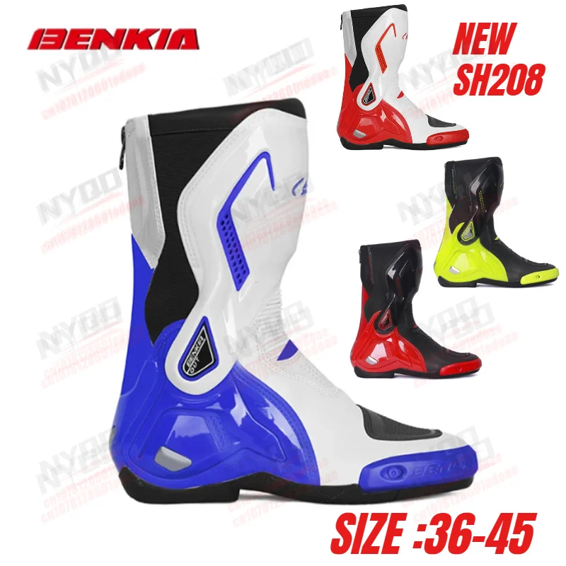 New BENKIA Off road Motorcycle Riding Boots Breathable CE Certified Anti fall Racing Boots for Motocross Trip
New BENKIA Off road Motorcycle Riding Boots Breathable CE Certified Anti fall Racing Boots for Motocross Trip