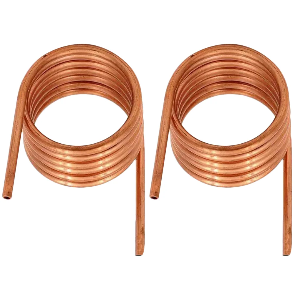 2 Pcs Copper Tube Air Conditioner Tubing Refrigerator Pipe Coil for Refrigeration 
2 Pcs Copper Tube Air Conditioner Tubing Refrigerator Pipe Coil for Refrigeration