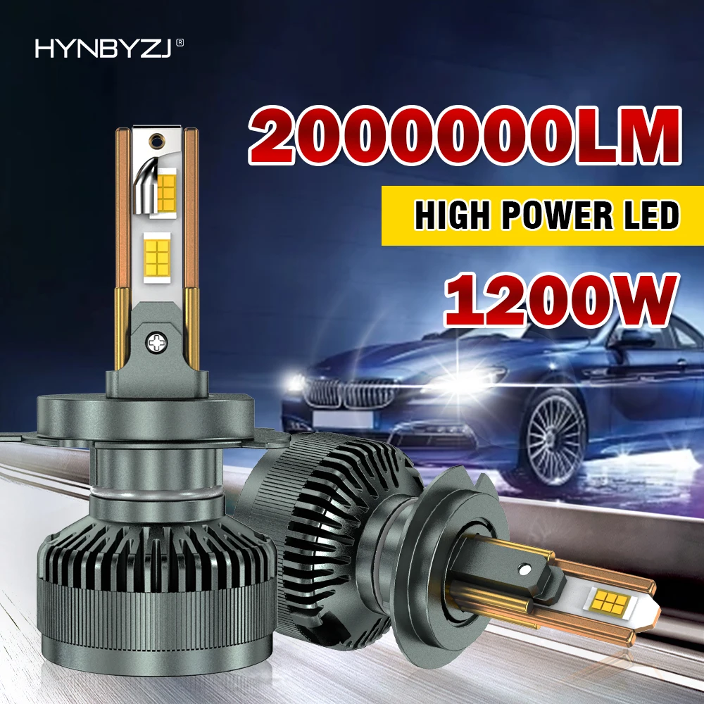 HYNBYZJ 1200W 6000K H7 Светодиодные лампы для фар 4300K LED H4 H11 HB3 9005 HB4 9006 Led 6 Медная трубка 12 В 24 В
HYNBYZJ 1200W 6000K H7 Светодиодные лампы для фар 4300K LED H4 H11 HB3 9005 HB4 9006 Led 6 Медная трубка 12 В 24 В