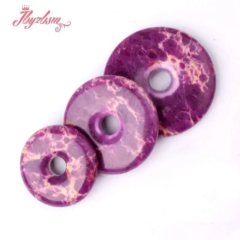 25/30/35mm Donut Ring Purple Sea Sedimen Stone Bead for DIY Accessories Craft Charm Necklace Bracelet Jewelry Making 1 Pcs 
25/30/35mm Donut Ring Purple Sea Sedimen Stone Bead for DIY Accessories Craft Charm Necklace Bracelet Jewelry Making 1 Pcs