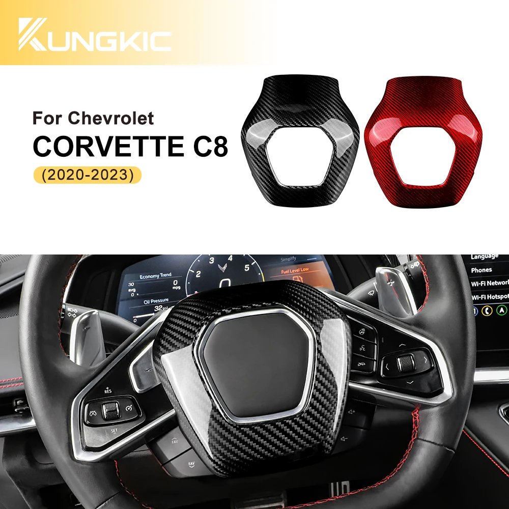 Real Hard Carbon Fiber Sticker For Chevrolet Corvette C8 2020 2021 2022 2023 Car Steering Wheel Center Cover Accessories
Real Hard Carbon Fiber Sticker For Chevrolet Corvette C8 2020 2021 2022 2023 Car Steering Wheel Center Cover Accessories