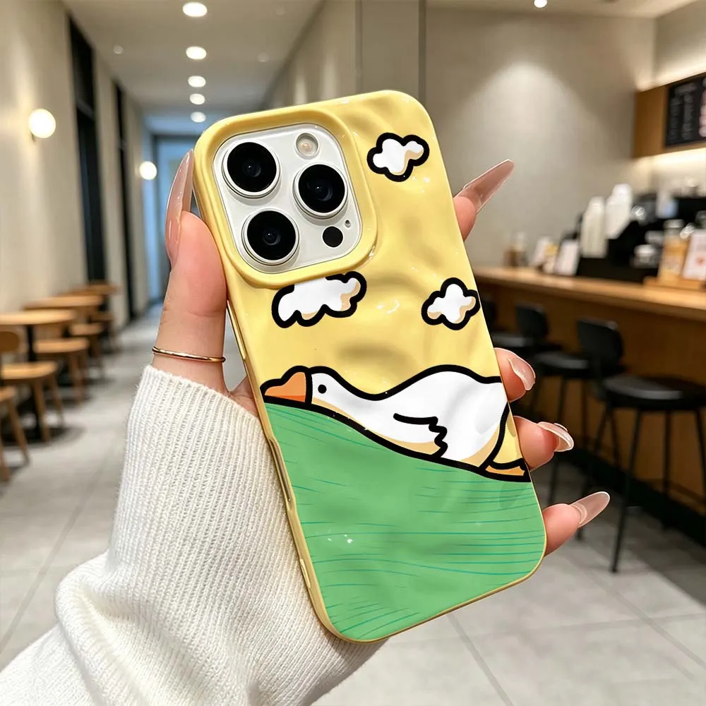 New Cartoon Duck Phone Case Anti-Drop Stylish Soft Cover For iPhone 17 Air 16 16e 15 14 13 12 11 Pro Max Plus Fundas
New Cartoon Duck Phone Case Anti-Drop Stylish Soft Cover For iPhone 17 Air 16 16e 15 14 13 12 11 Pro Max Plus Fundas