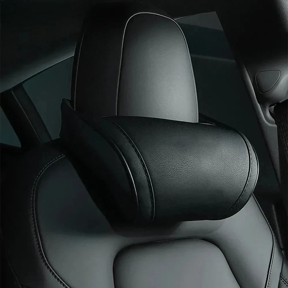 KJOY Seat Headrest Travel Rest Neck Pillow For Tesla Model 3/Y/X/S PU Leather Neck Pillow Memory Foam Pillows Car Accessories
KJOY Seat Headrest Travel Rest Neck Pillow For Tesla Model 3/Y/X/S PU Leather Neck Pillow Memory Foam Pillows Car Accessories