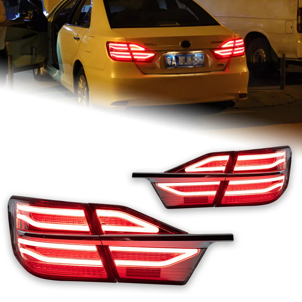 AKD Car Styling for Toyota Camry Tail Lights 2015-2017 Camry V50 LED Tail Lamp LED DRL Signal Brake Reverse auto Accessories
AKD Car Styling for Toyota Camry Tail Lights 2015-2017 Camry V50 LED Tail Lamp LED DRL Signal Brake Reverse auto Accessories