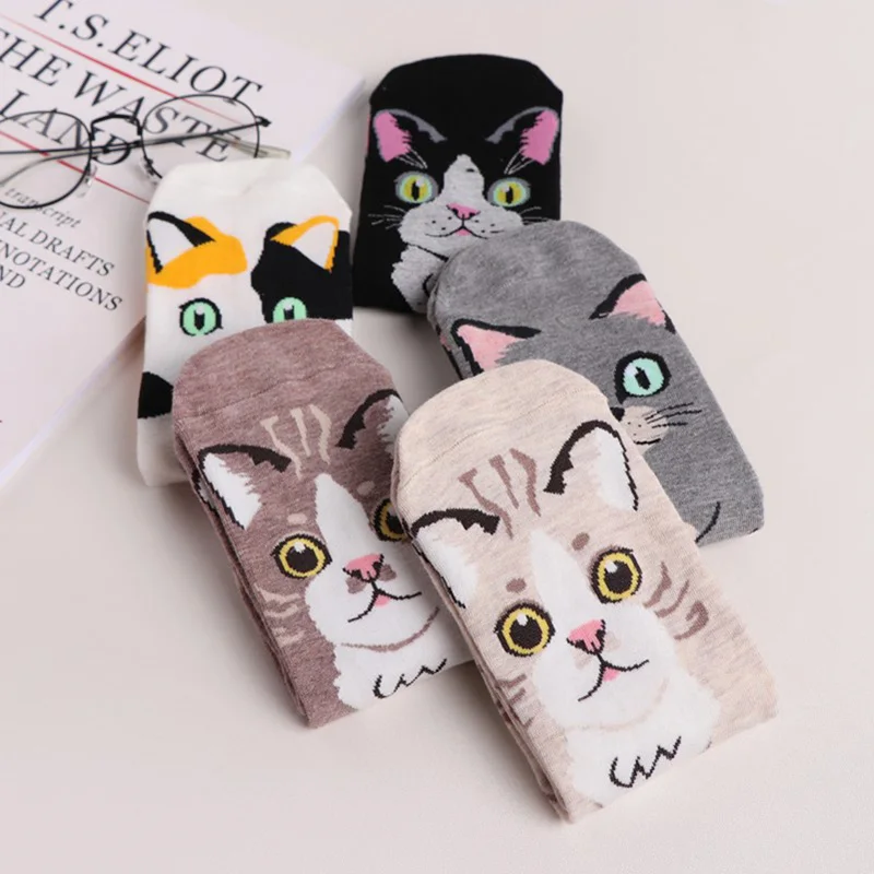 10pcs=5 Pairs Cartoon Kawaii Womens Short Socks Cute Animal Pattern Cotton Mid Tube Socks Student Casual Print Socks Female Lady
10pcs=5 Pairs Cartoon Kawaii Womens Short Socks Cute Animal Pattern Cotton Mid Tube Socks Student Casual Print Socks Female Lady
