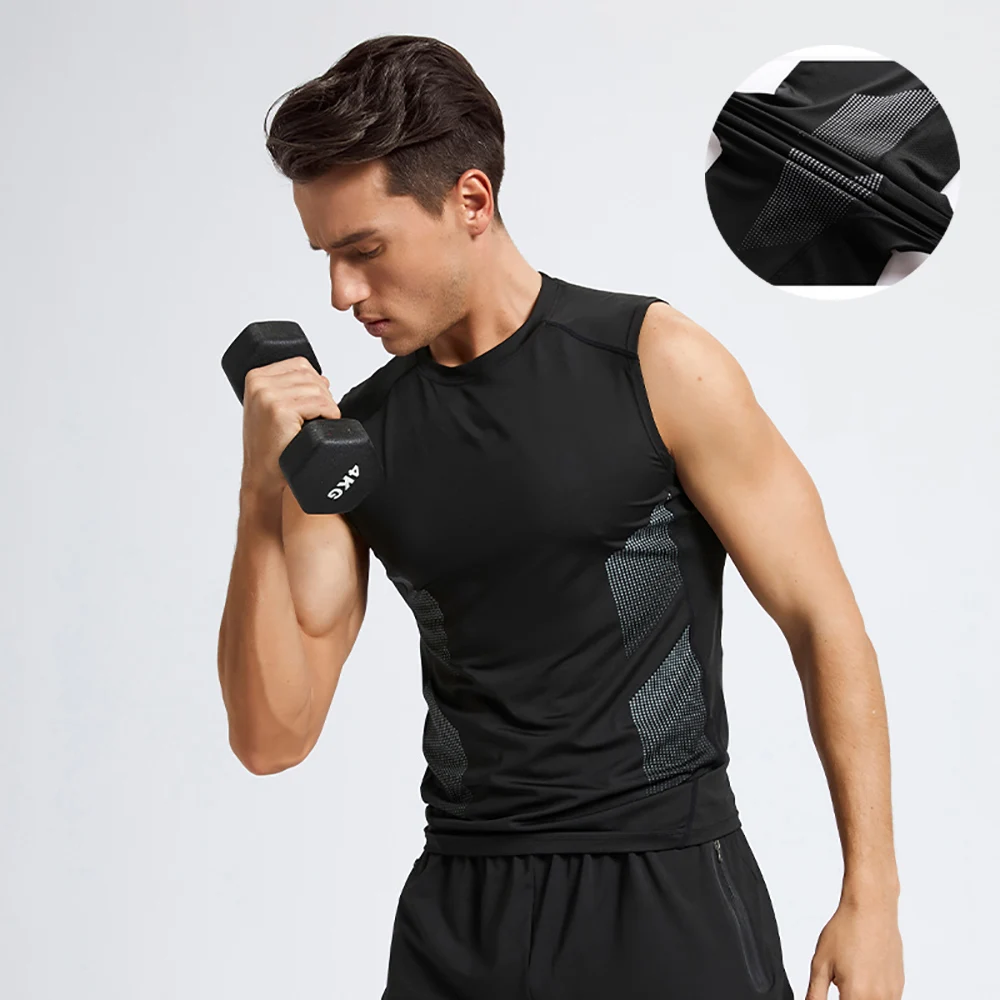 New Men's Running Tank Top Sports Singlet Marathon Sleeveless Running Shirt Athletic Shirts Sportwear Male Tops Quick Dry Vest
New Men's Running Tank Top Sports Singlet Marathon Sleeveless Running Shirt Athletic Shirts Sportwear Male Tops Quick Dry Vest